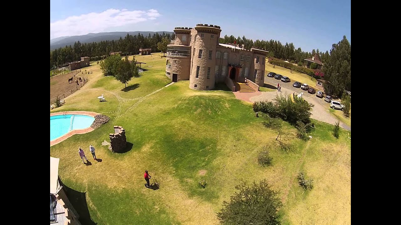 DRONE ON KENYAN TAFARIA CASTLE AND HOTEL +254722509357