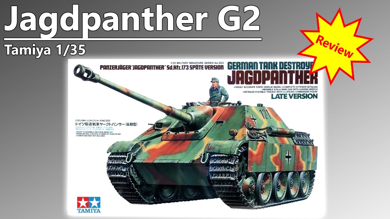 Unboxing ~ Jagdpanther Late - Tamiya 1/35 Tank Model Kit Review