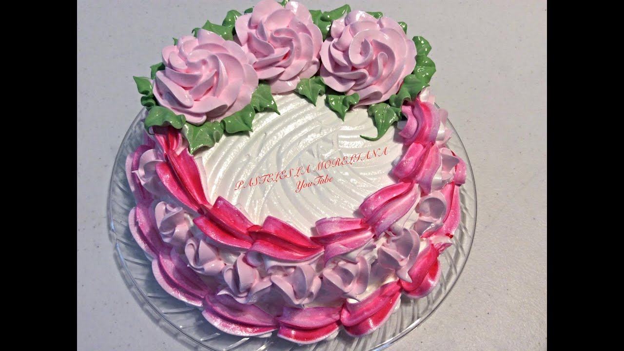 DECORACION BASICA CON MERENGUE SUIZO 😉  PARA NEGOCIO / para principiantes