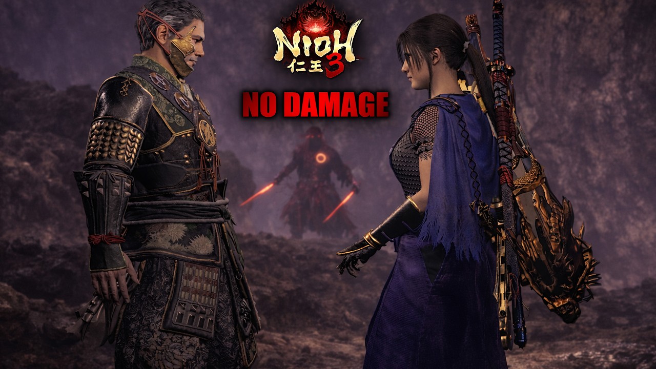 NIOH 3 - Sawamura Yasusuke or Hijikata Toshizo Boss Fight No Damage (4k)