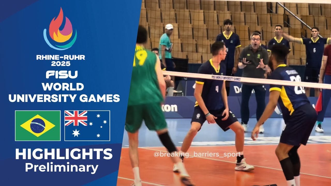 🇧🇷 BRAZIL VS 🇦🇺 AUSTRALIA | HIGHLIGHTS | FISU WORLD UNIVERSITY GAMES 2025
