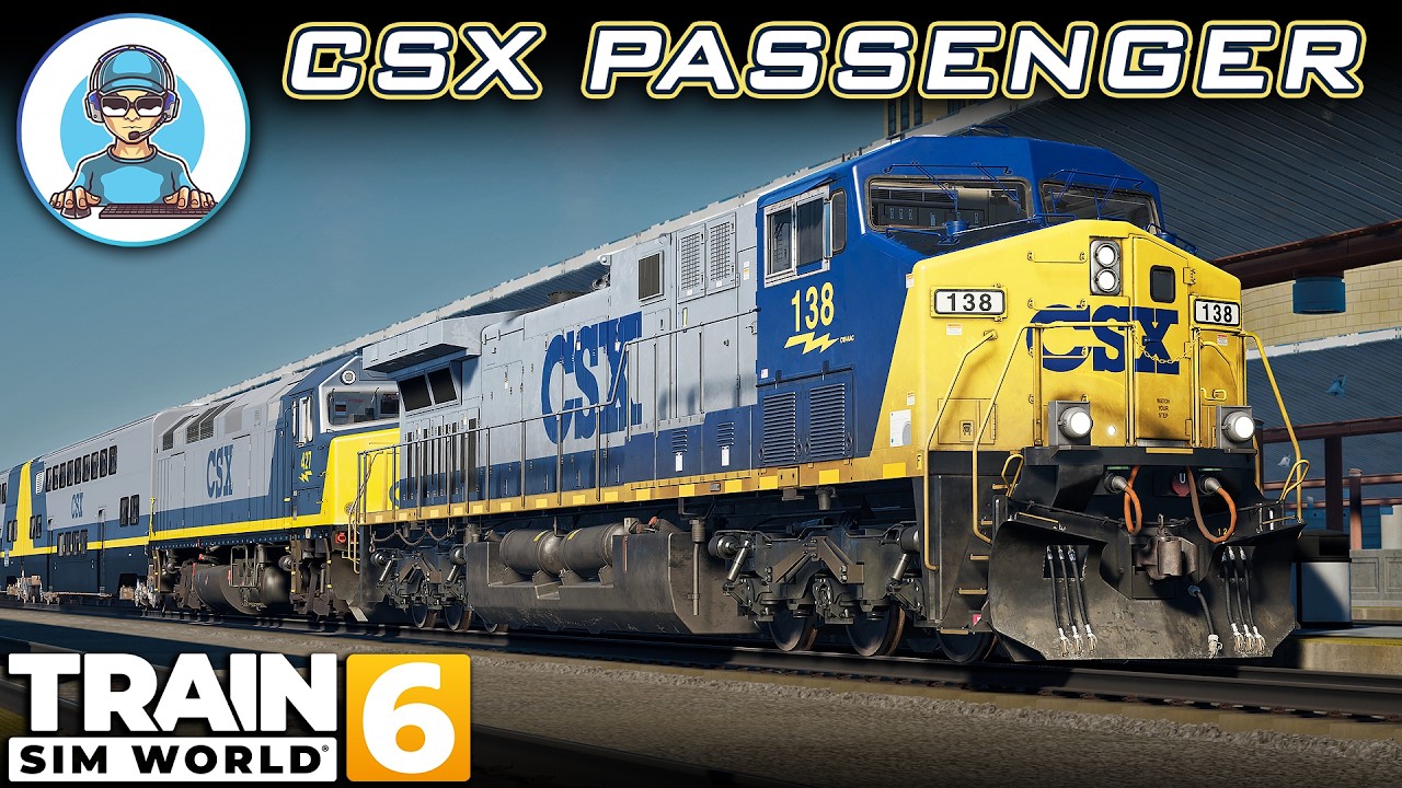 CSX Passenger Train (Custom Livery) @TrainSimWorld ​@CSXOfficial ​