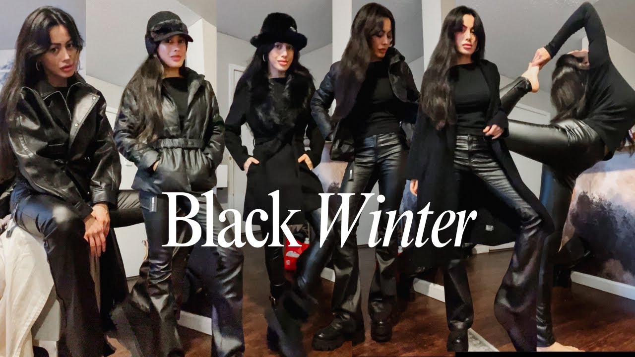 BLACK WINTER HAUL | FASHION NOVA DARK FEMININE AESTHETIC 🖤