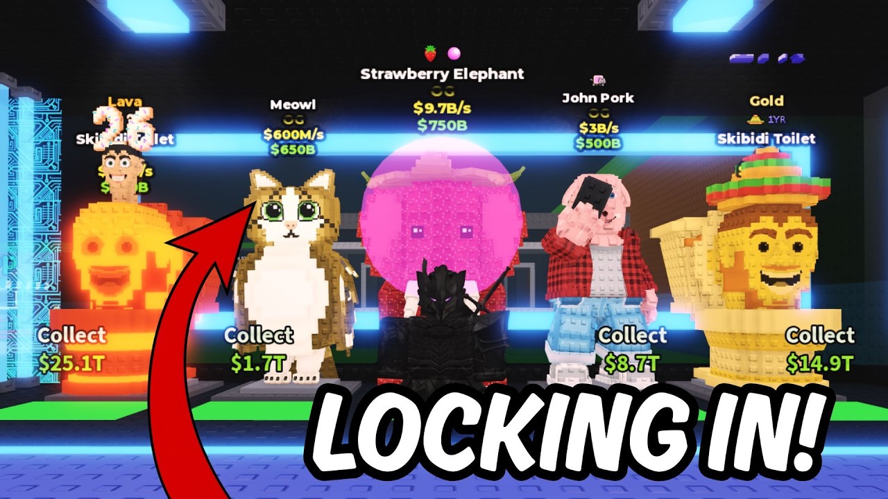 🔴 LIVE STEAL A BRAINROT GARAMA COLLECTION! #roblox #stealabrainrot