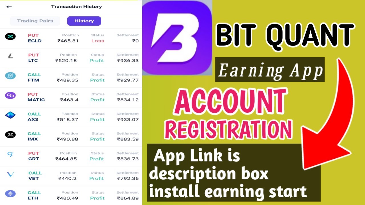 Bit Quant account full registration 2023 | Bit Quant App Money Trading  | withdraw & deposit process