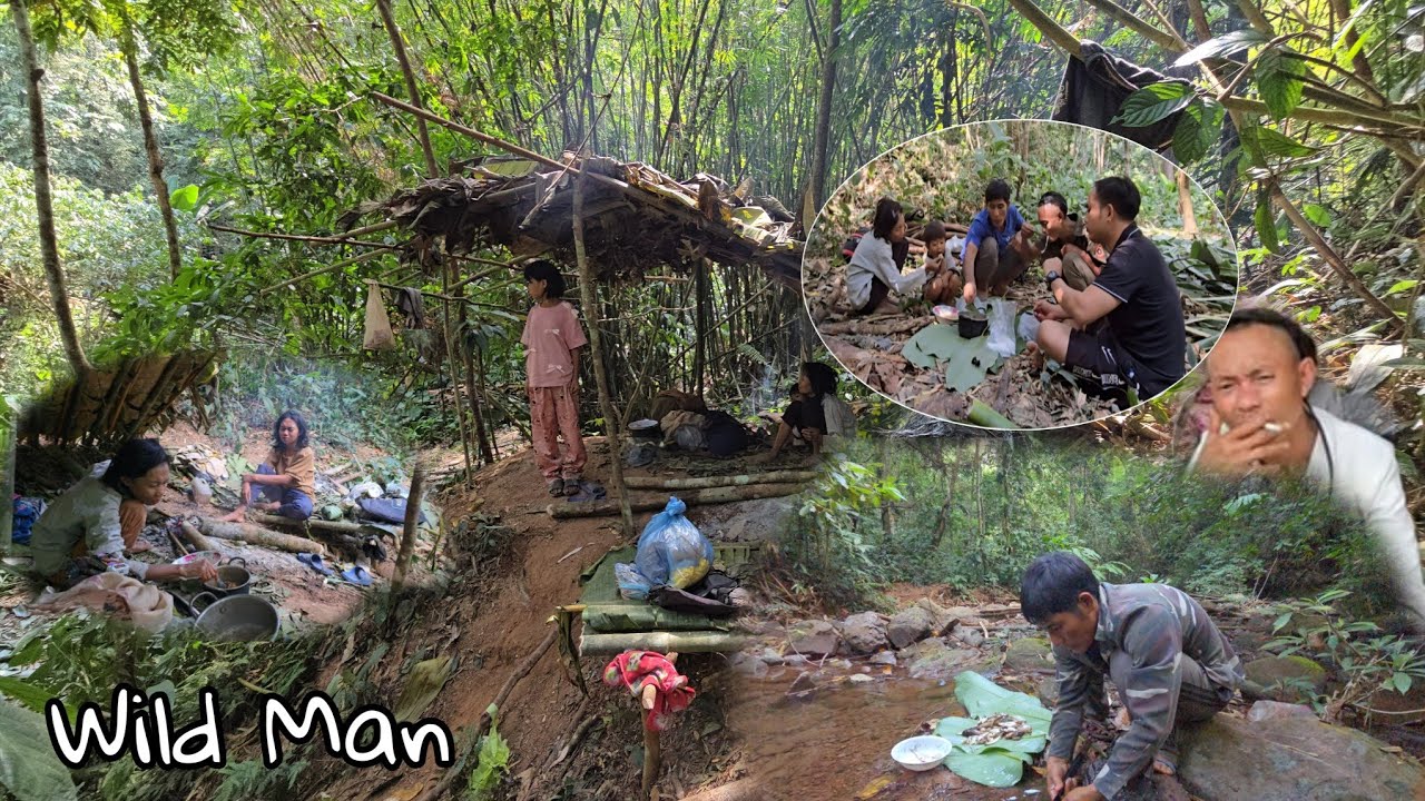 บ่าวเฟืองใช้ชีวิตอยู่ในป่าที่น่าสงสาร คนป่า ตองเหลึอง ຄົນປ່າ ຕອງເຫຼືອງ bn saolao 
