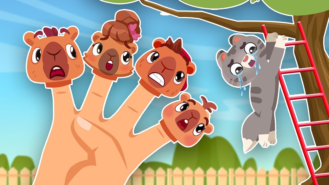 Capybara Finger Family | The Rescue Team | Funny Kids Songs And Nursery Rhymes by CapyBara Adventure