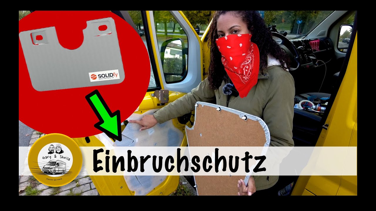Einbruchschutz Prick Stop Fahrertüre | Van Umbau | Weltreise