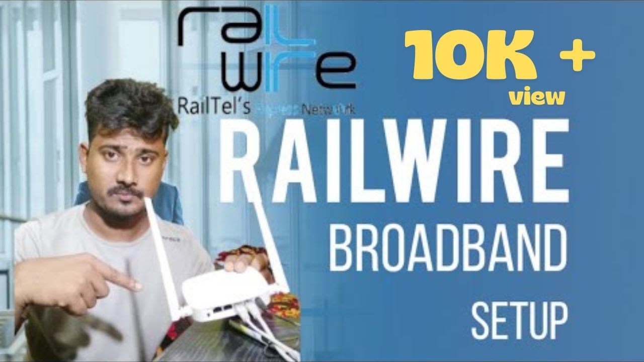 Railwire Broadband Setup !! How Connection Broadband On Your Home Plan #TechLipu @TechLipu