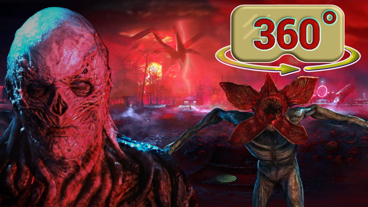 360 / VR Video - Explore The Upside Down - Stranger Things Season 4 Fan made Horror Film