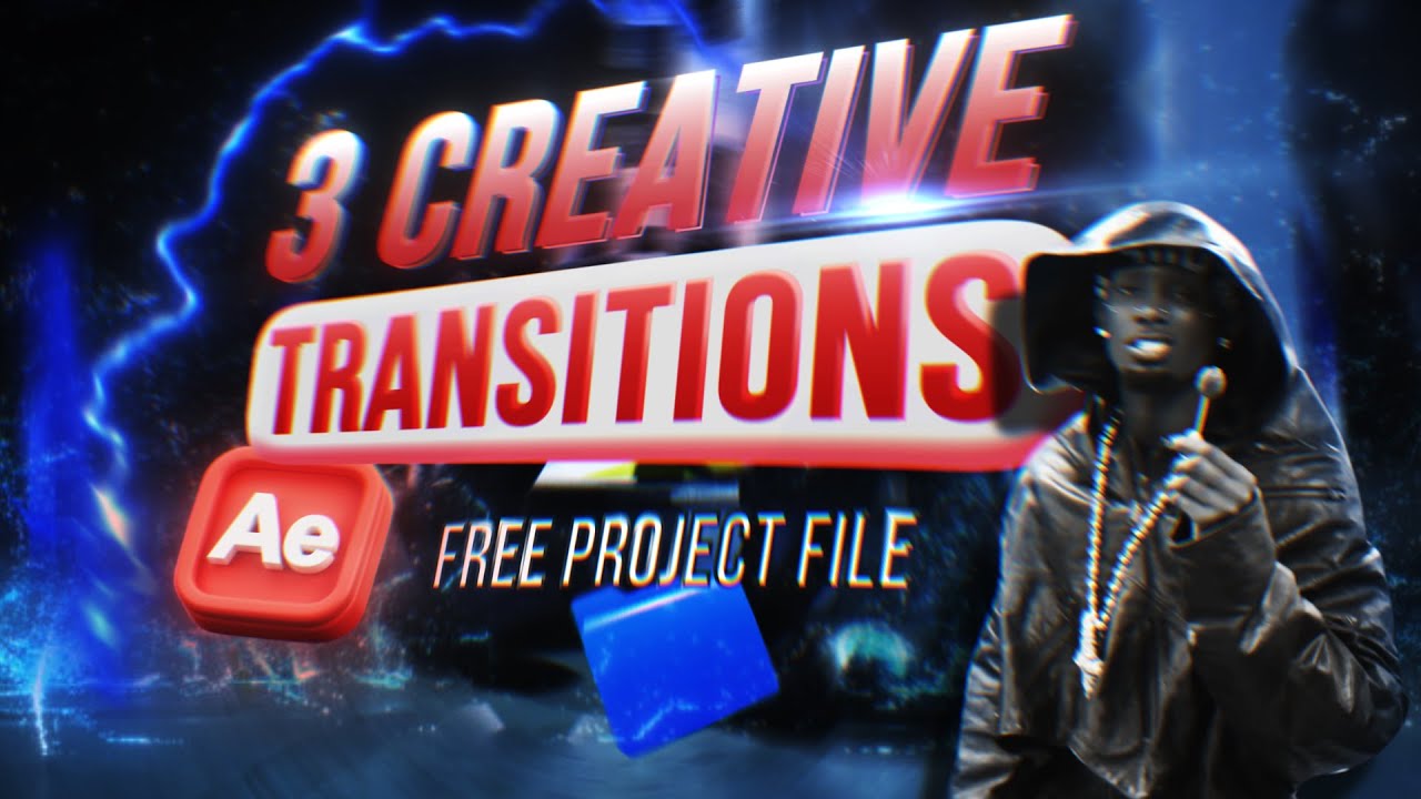3 BEST CREATIVE TRANSITIONS | After Effects Tutorial | FREE Project File