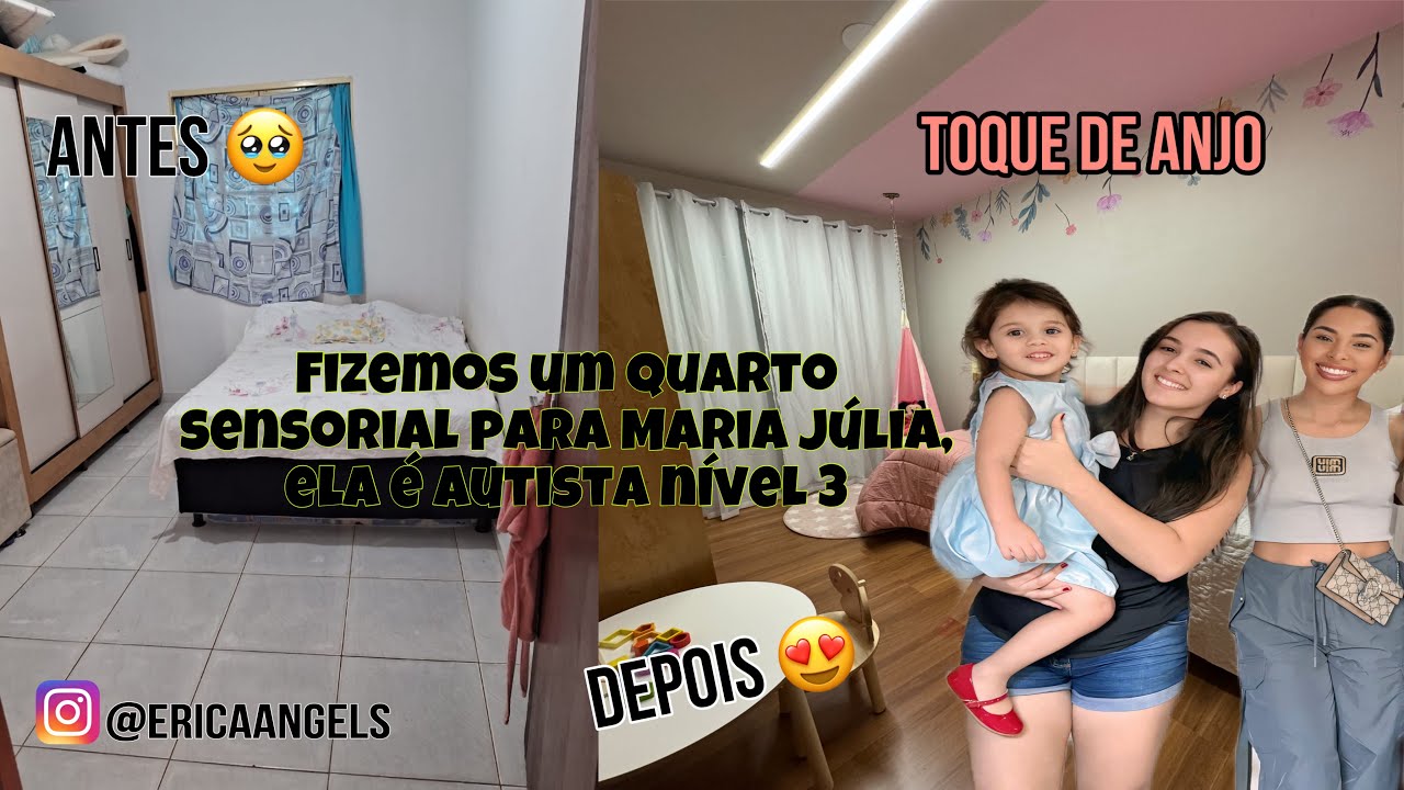 FIZ UM QUARTO SENSORIAL PARA UMA  CRIANÇA DE 3 ANOS, AUTISTA NIVEL 3