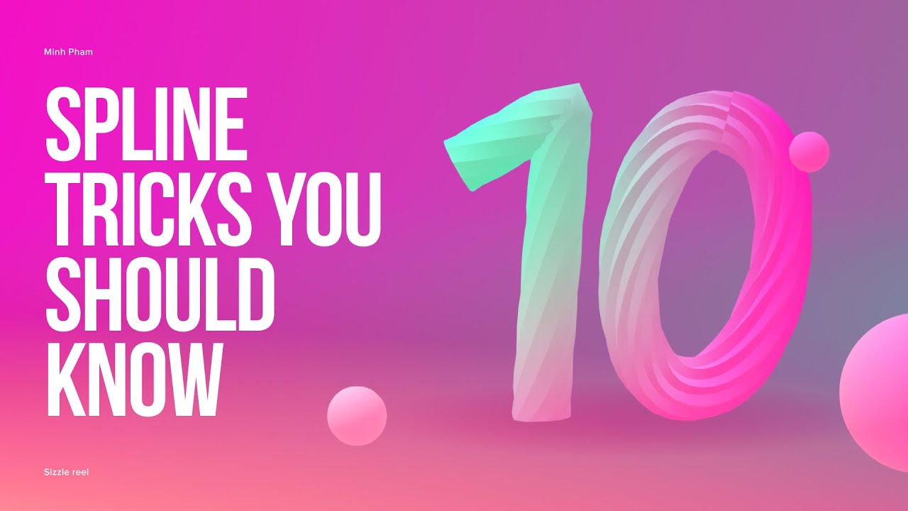 10 Tricks you should know to make awesome 3D with Spline | Tutorial