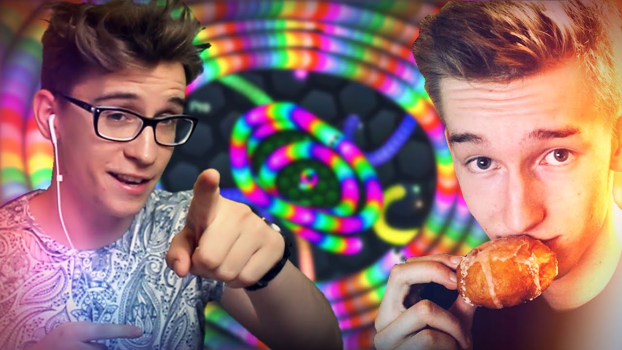 SLITHER.IO CHALLENGE?! - Obozy z Kaluchem i Sheo