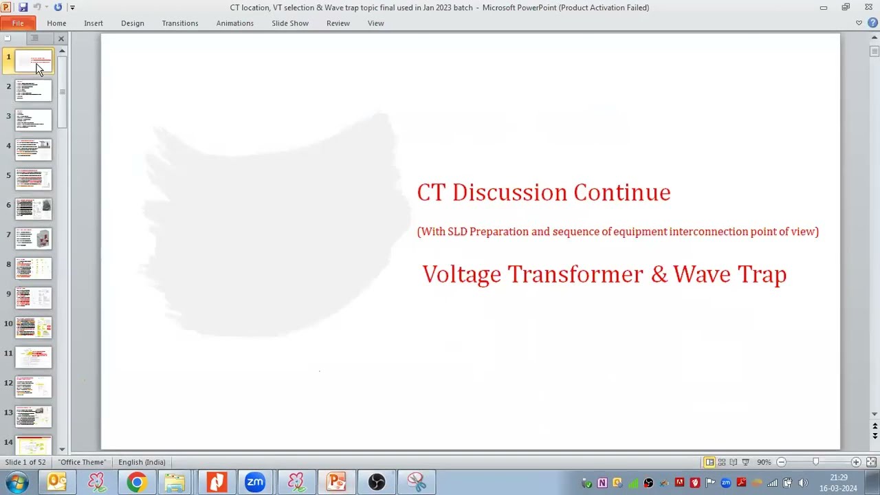 Substation Design Course | Location Of CT | Substation | IETP Center | Online Class | +919354439397