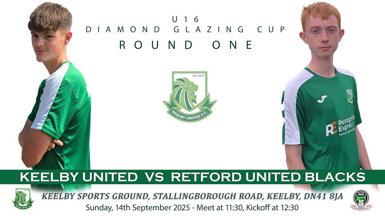 2025-09-14 - Keelby United 6-2 Retford United Blacks (Diamond Glazing Cup - Round 1)