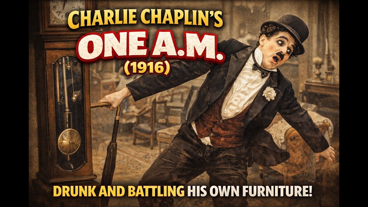 POV: You're Home Alone and DRUNK 🥂 Charlie Chaplin’s Masterpiece (Restored 4K)