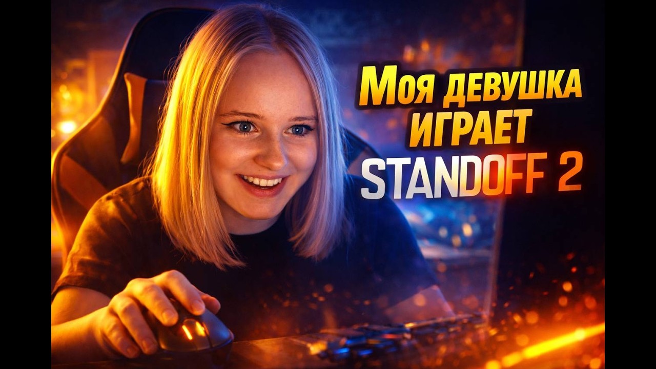 МОЯ ДЕВУШКА ИГРАЕТ ВПЕРВЫЕ С ПК В ИГРЕ STANDOFF 2
