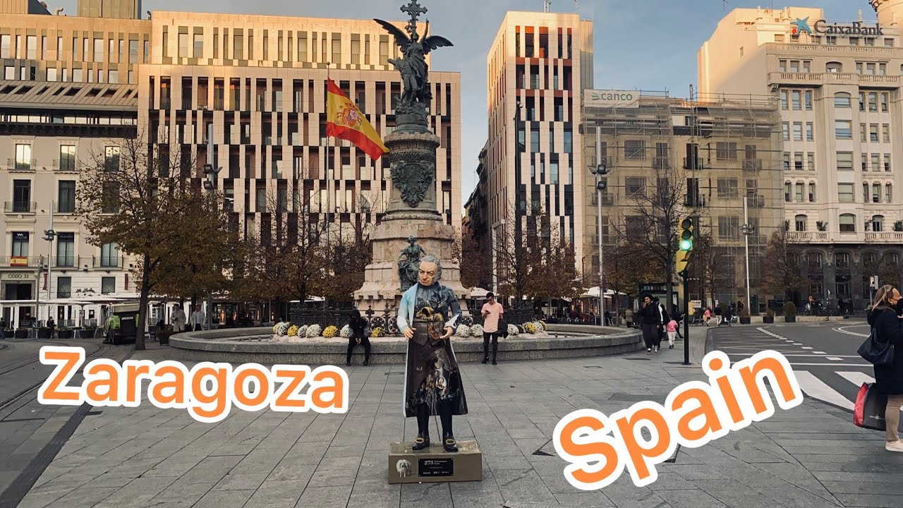 جولة في مدينة سرقسطة إسبانيا Zaragoza Spain