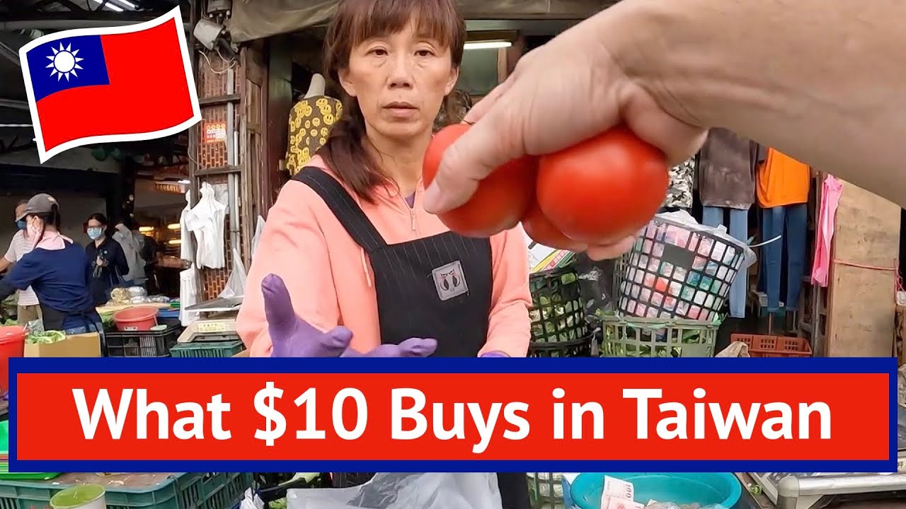 What $10 Buys at a Traditional Market in TAIWAN