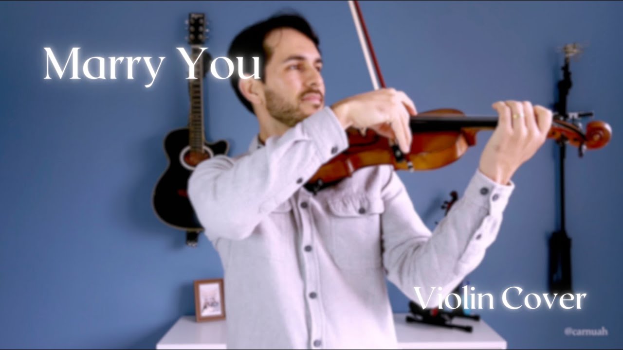 Marry You - Bruno Mars | Violin cover
