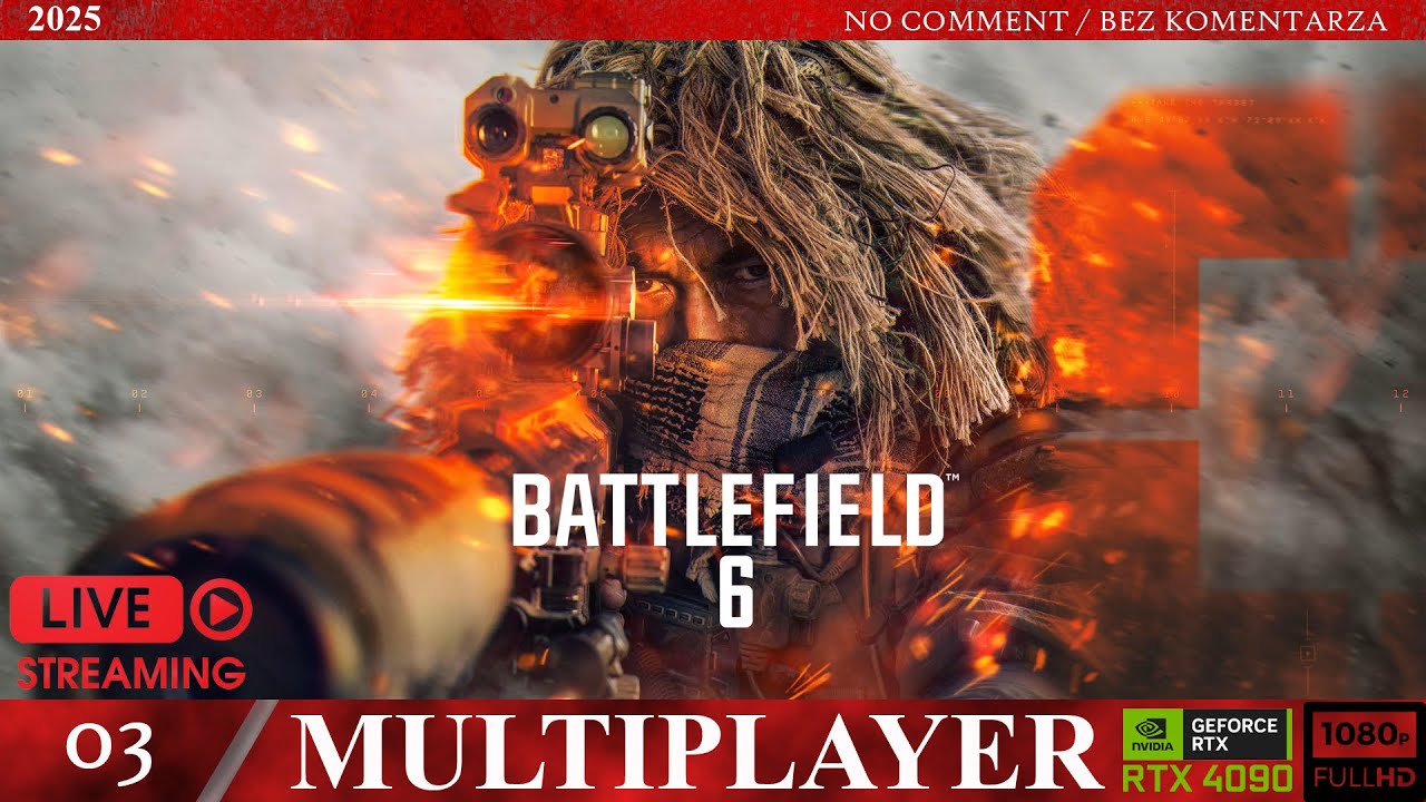 Battlefield 6 Multiplayer| PL | #03 | NA ŻYWO 🔴 RTX 4090