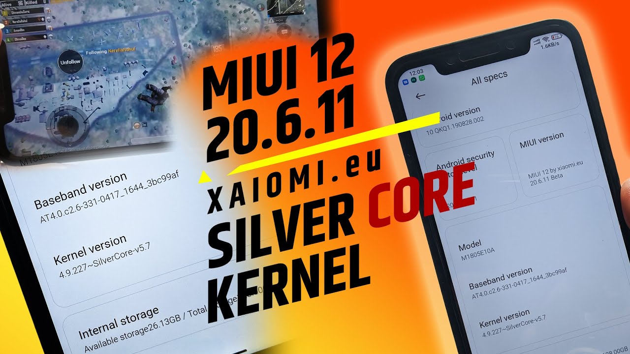 SILVER CORE Kernel with Xiaomi.eu 20.6.11 Miui 12 Port  POCO F1 REVIEW its Surprise Little bit