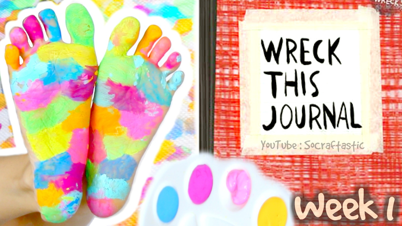 WRECK THIS JOURNAL 1 : Stranger Things // SoCraftastic