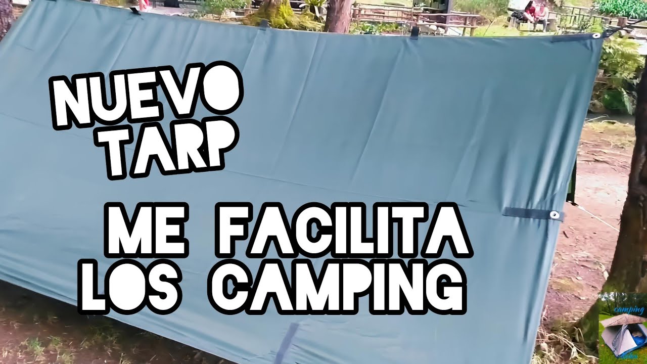 TARP o Lona,nuevo 🌄para mis 🏞️🌳 campamentos en la montaña