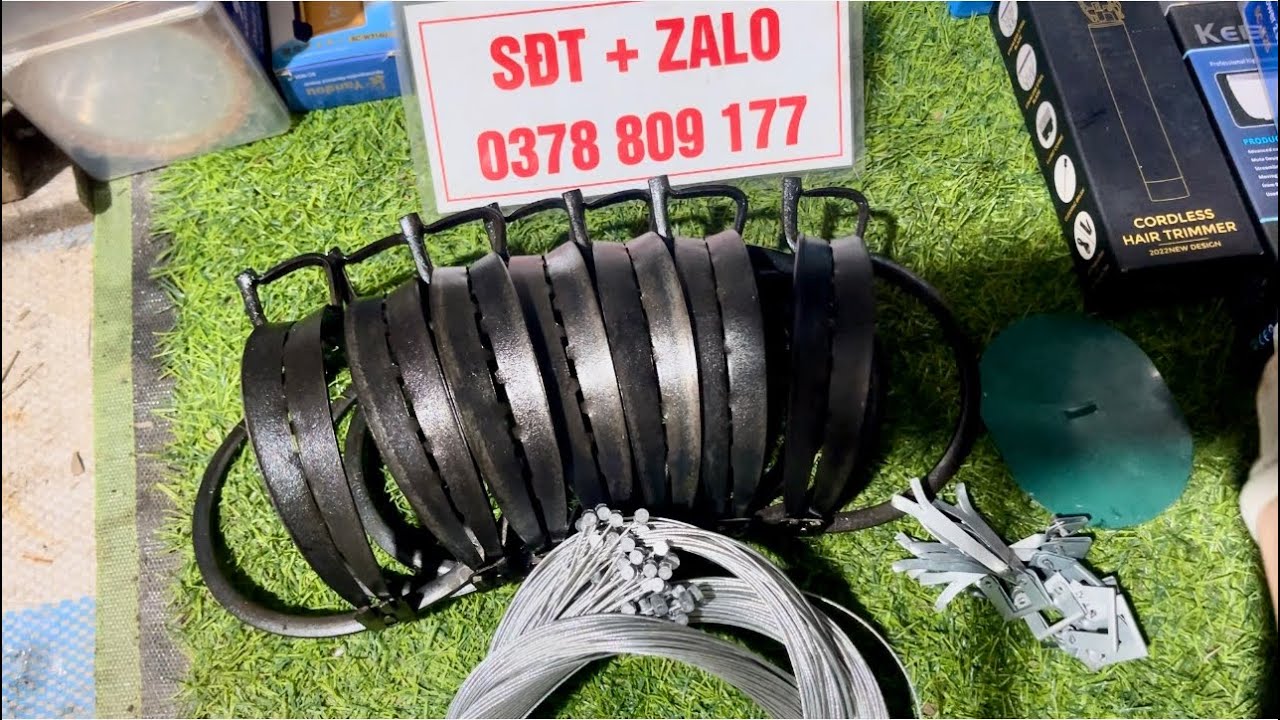 Cạm Kiềng 16cm Bẫy Thú Giá Rẻ - Cạm Bẫy Chồn Siêu Nhạy 