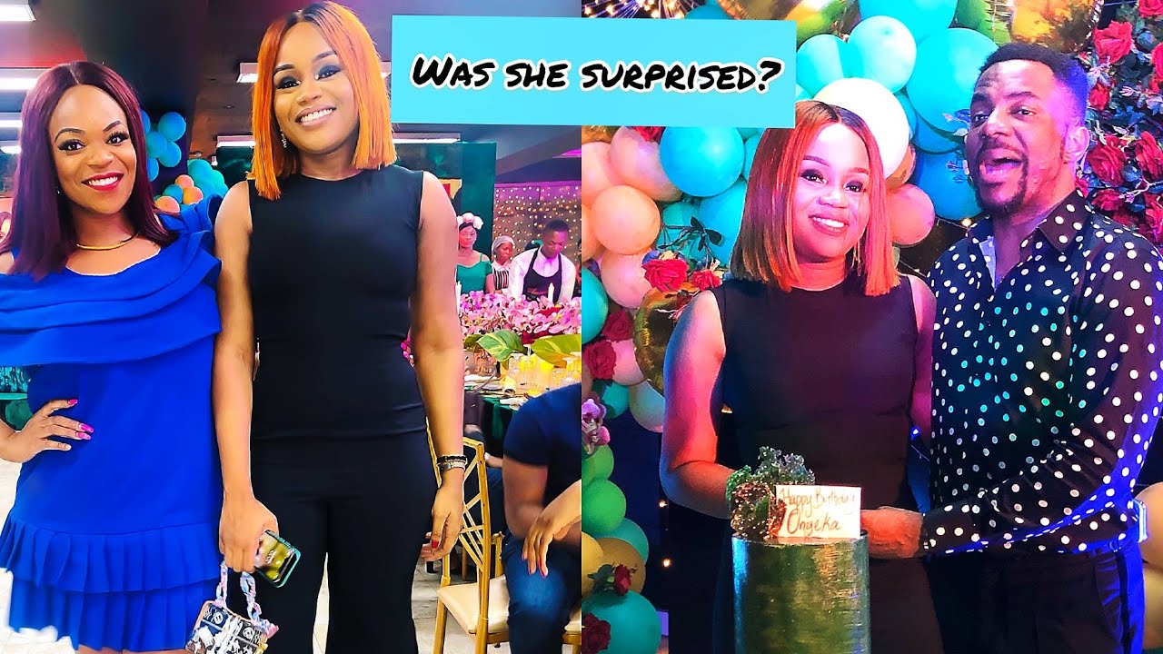 I FLEW TO LAGOS TO SURPRISE MY FRIEND CYNTHIA OBI-UCHENDU ON HER BIRTHDAY !!
