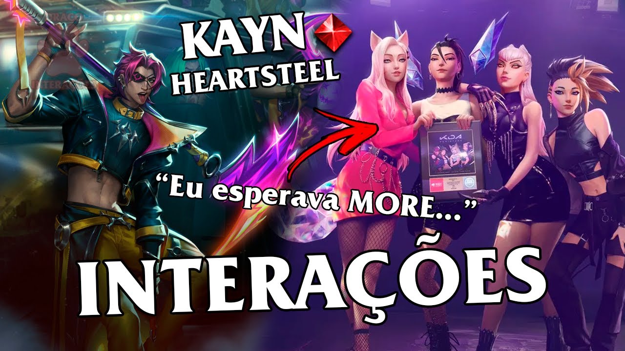 KAYN HEARTSTEEL INTERAÇÕES (LENDÁRIA) | DUBLADO - (PT_BR)