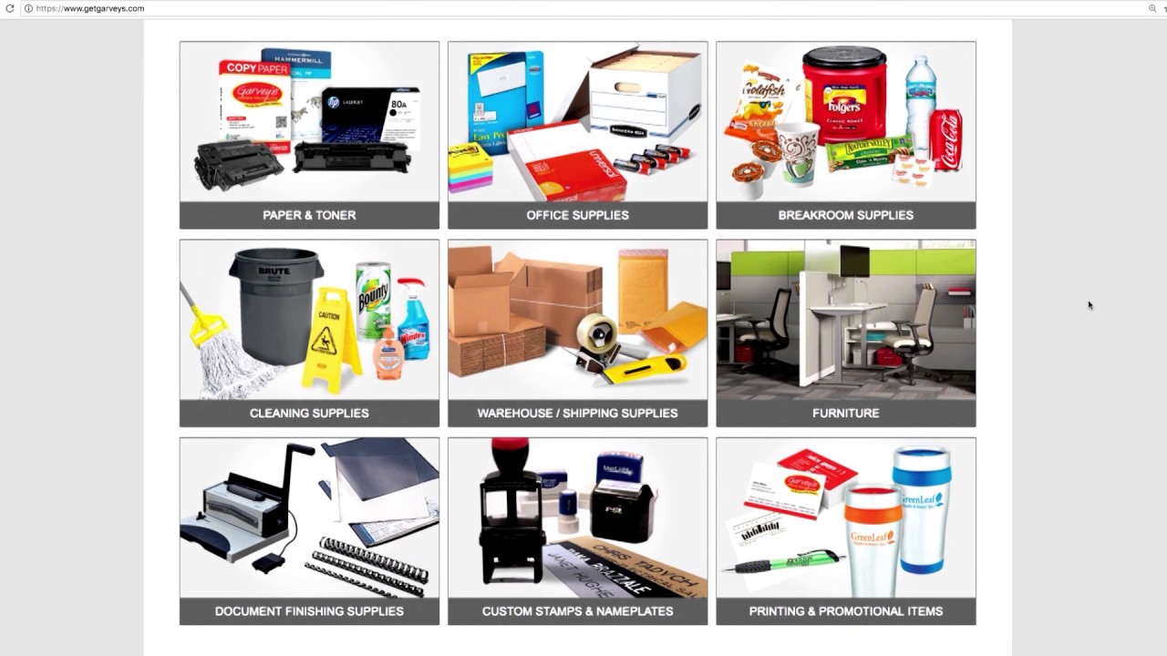 Ordering Office Supplies Online