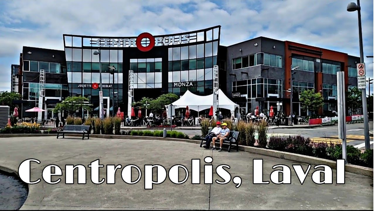 Walk at Centropolis, Laval, Quebec 4K