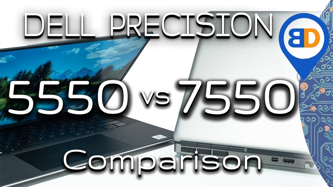Сравнение Dell Precision 5550 и 7550