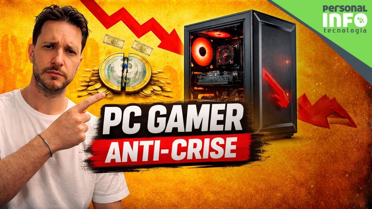 Como roda o PC MÍNIMO viável hoje, Ryzen 5500 + RX7600 e SOMENTE um pente de RAM