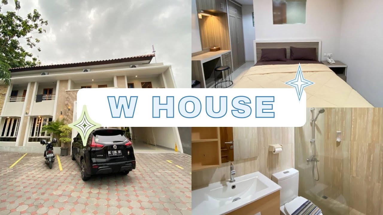 INI KOST ATAU HOTEL ?! FASILITASNYA MEWAH + ADA CAFE NYA | W House Syariah