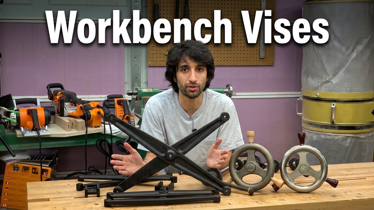 Benchcrafted Glide Leg Vise and Tail Vise