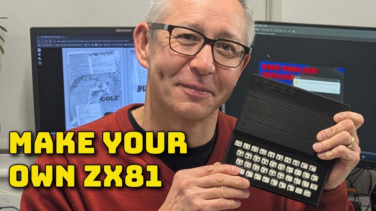 3D print your own ZX81 and turn it into a USB keyboard for emulation