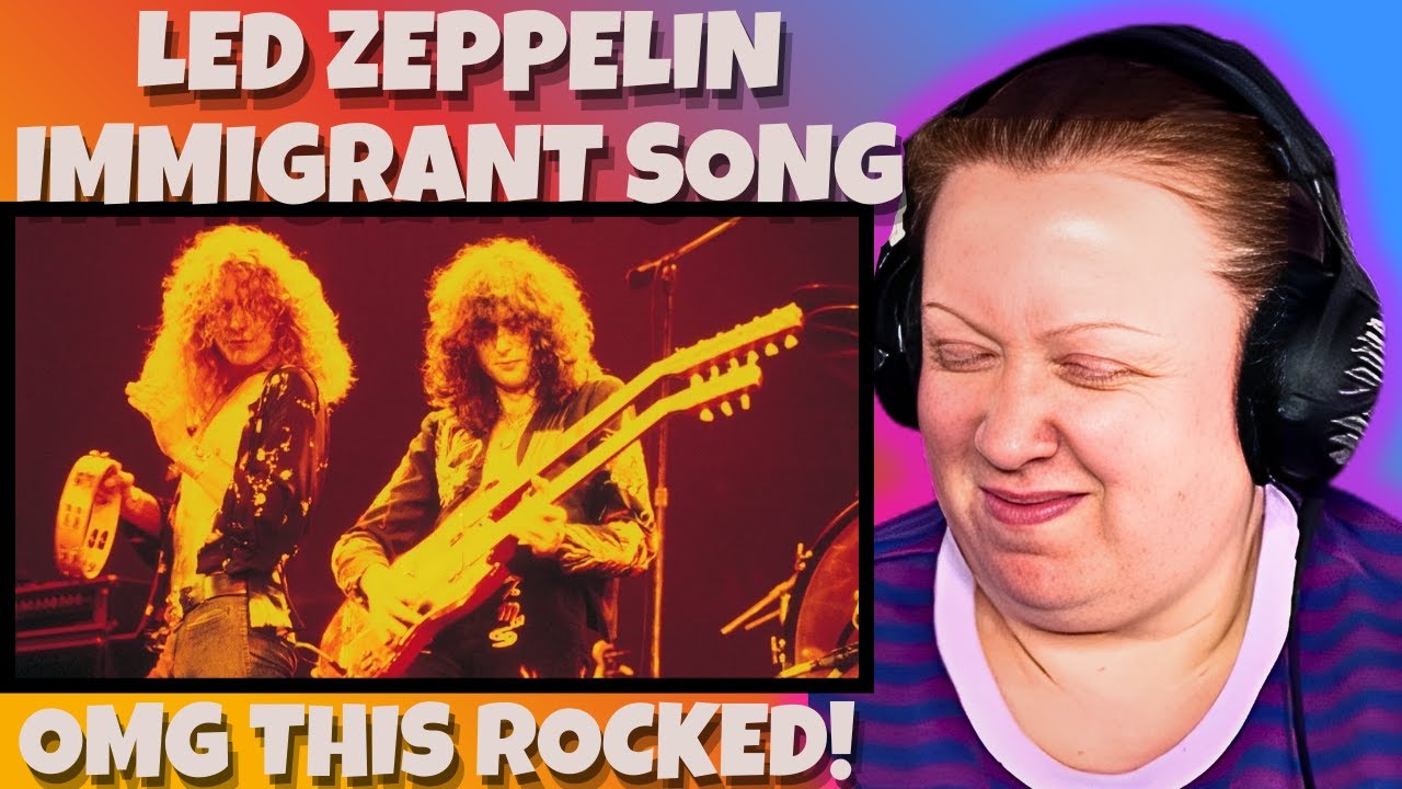REACTING to Led Zeppelin's Immigrant Song for the FIRST TIME! (OMG!)