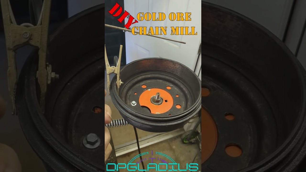 DIY - Gold Ore Rock Crusher Chain Mill