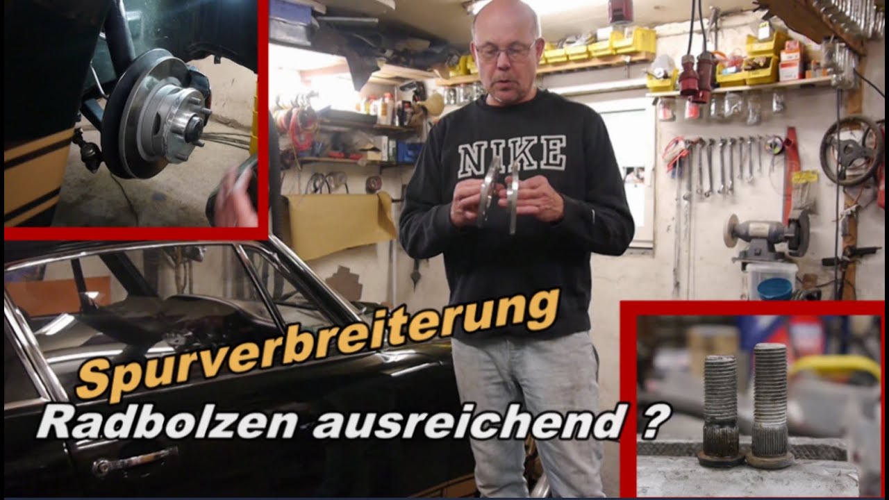 Porsche Spurverbeiterung. Brauch ich  längere Bolzen ?Track widening.Do we need longer wheel bolts?