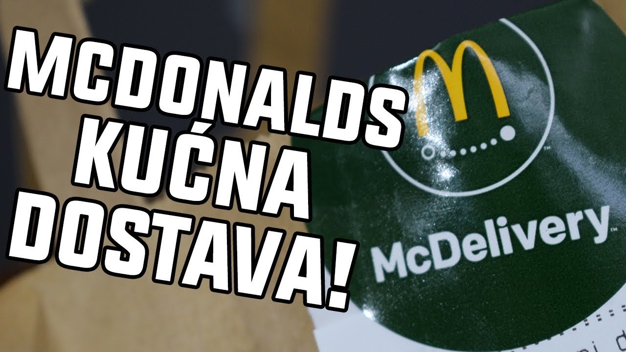 TESTIRAMO MCDELIVERY SISTEM DOSTAVE