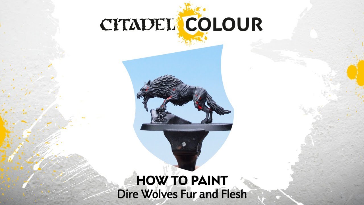 How to Paint Soulblight Gravelords: Dire Wolves Flesh and Fur