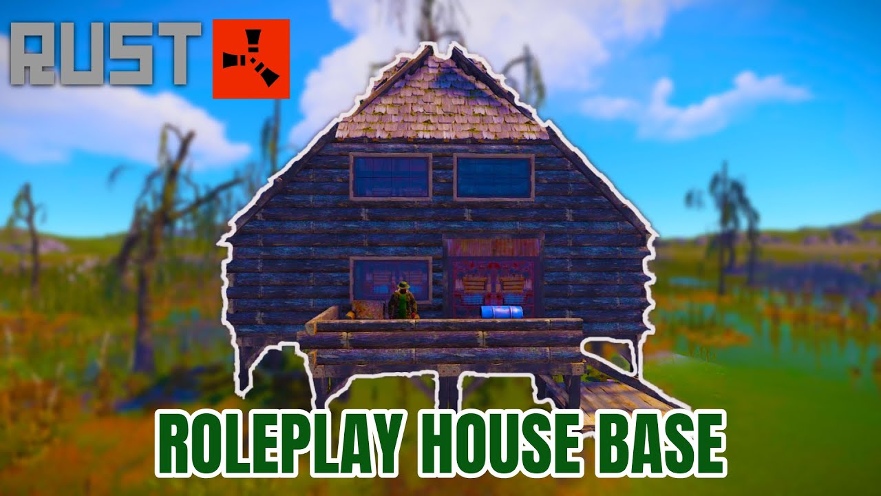 RUST | Przytulny projekt bazy domu do odgrywania r&oacute;l! | Budowa RP