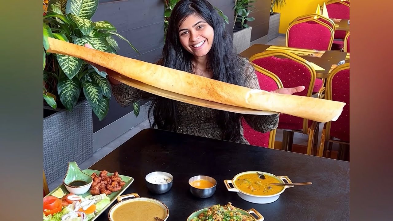 Biggest Dosa in Germany | Stuttgart | Indo-Srilankan | South Indian | Chola restaurant