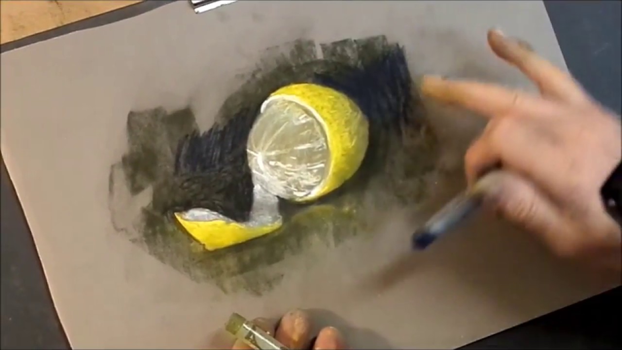 TUTO PASTEL6: LE CITRON EPLUCHE