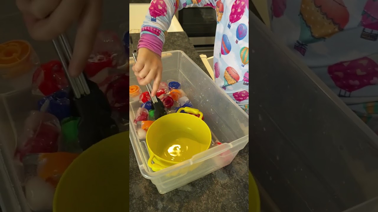 Sensory Ice Cube Toddler Exploration Part 2 | PLAY