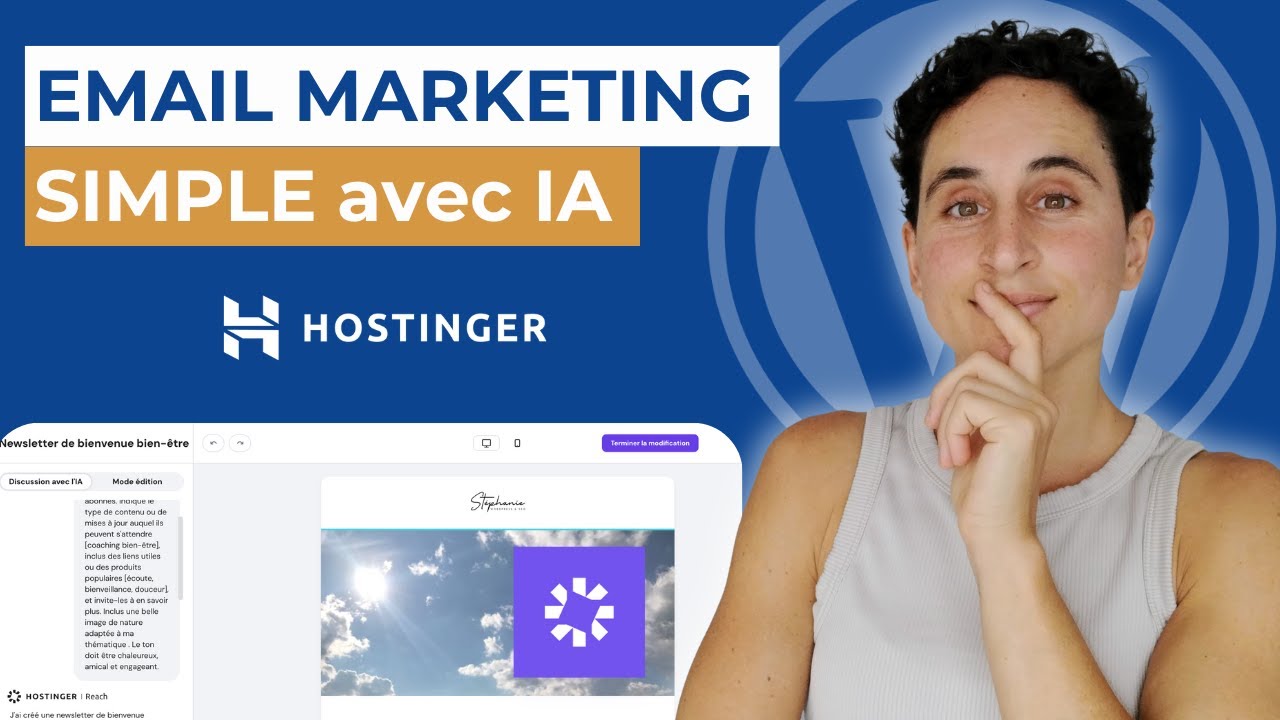 L’outil IA qui simplifie l’email marketing : Hostinger Reach (WordPress)