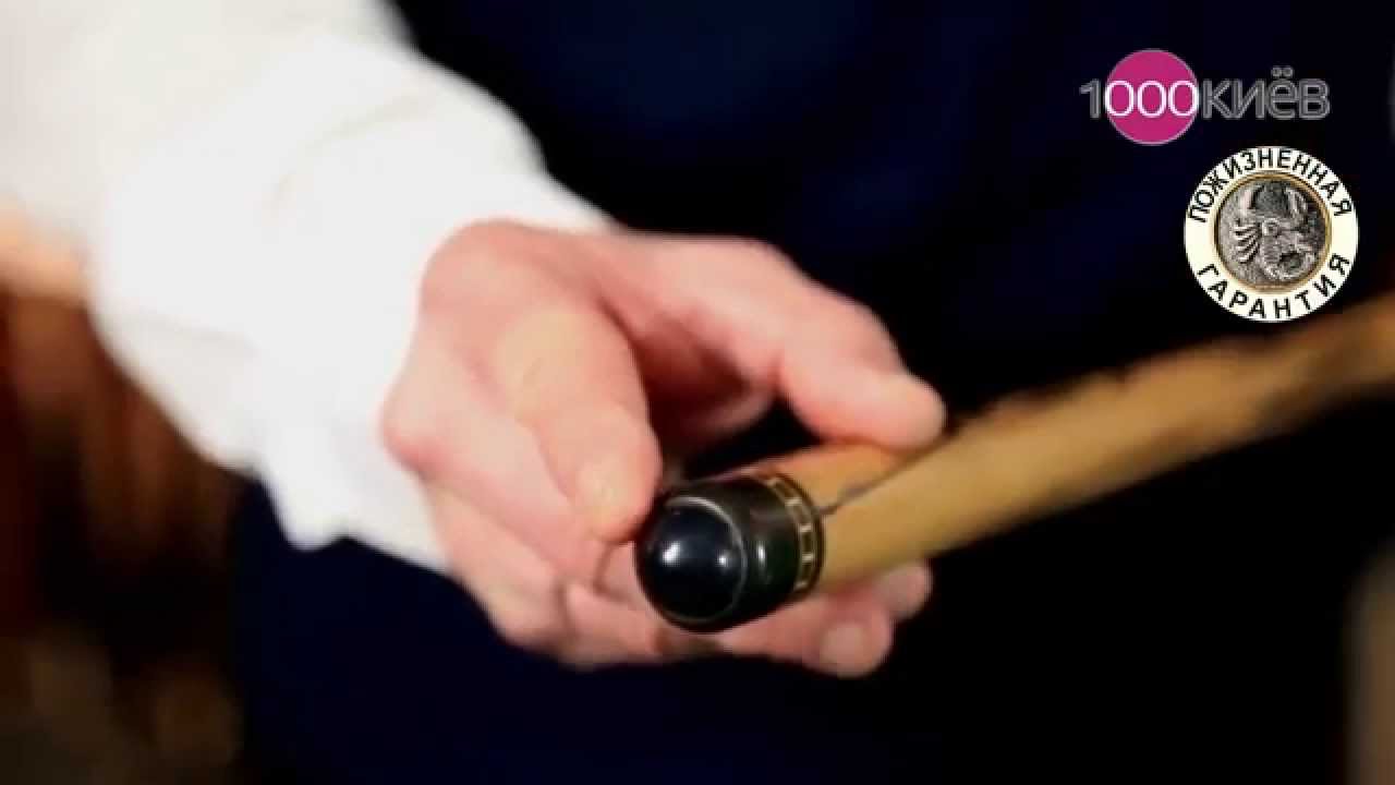 Кий Мастера Бориса Арисова 2 части  Классика Лунный эбен